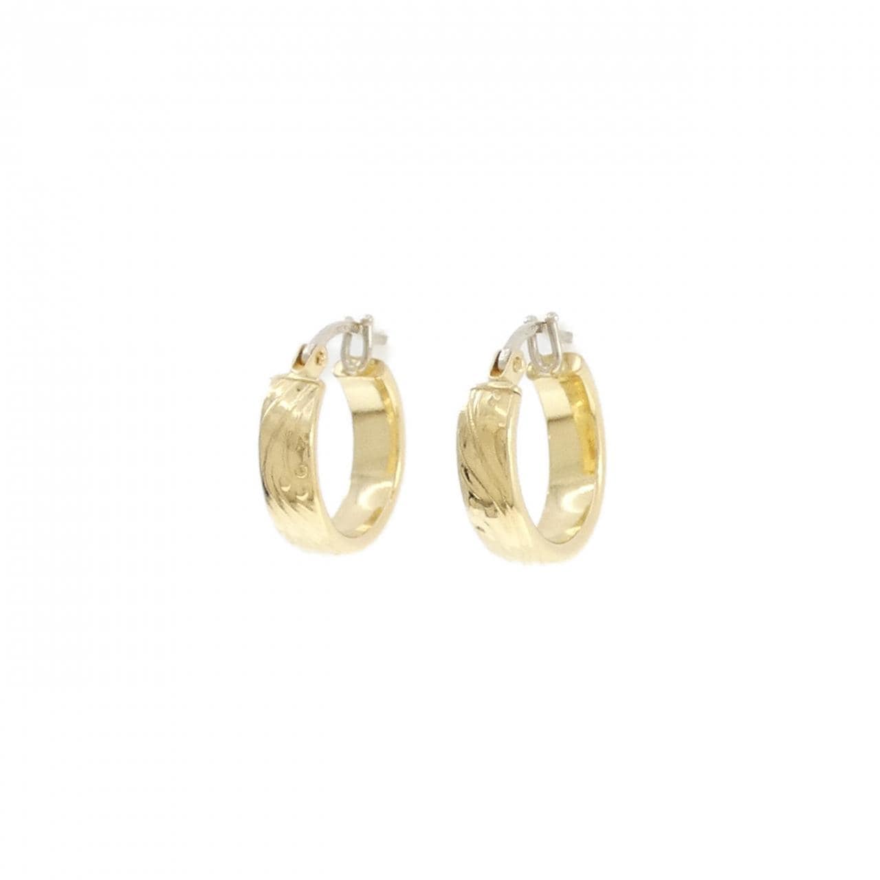 750YG/750WG フープ ピアス