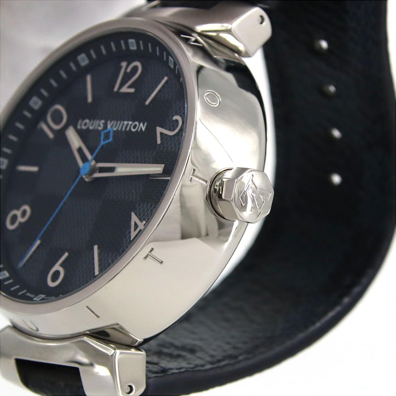 ルイヴィトン タンブール･ダミエグラフィット QA073 SS クォーツ