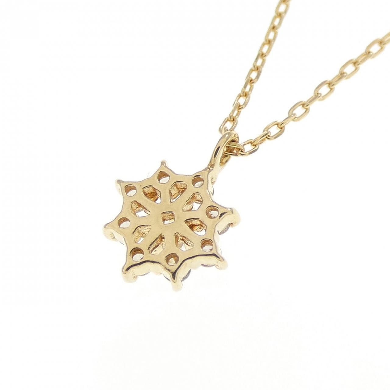 K18YG ダイヤモンド ネックレス 0.05CT