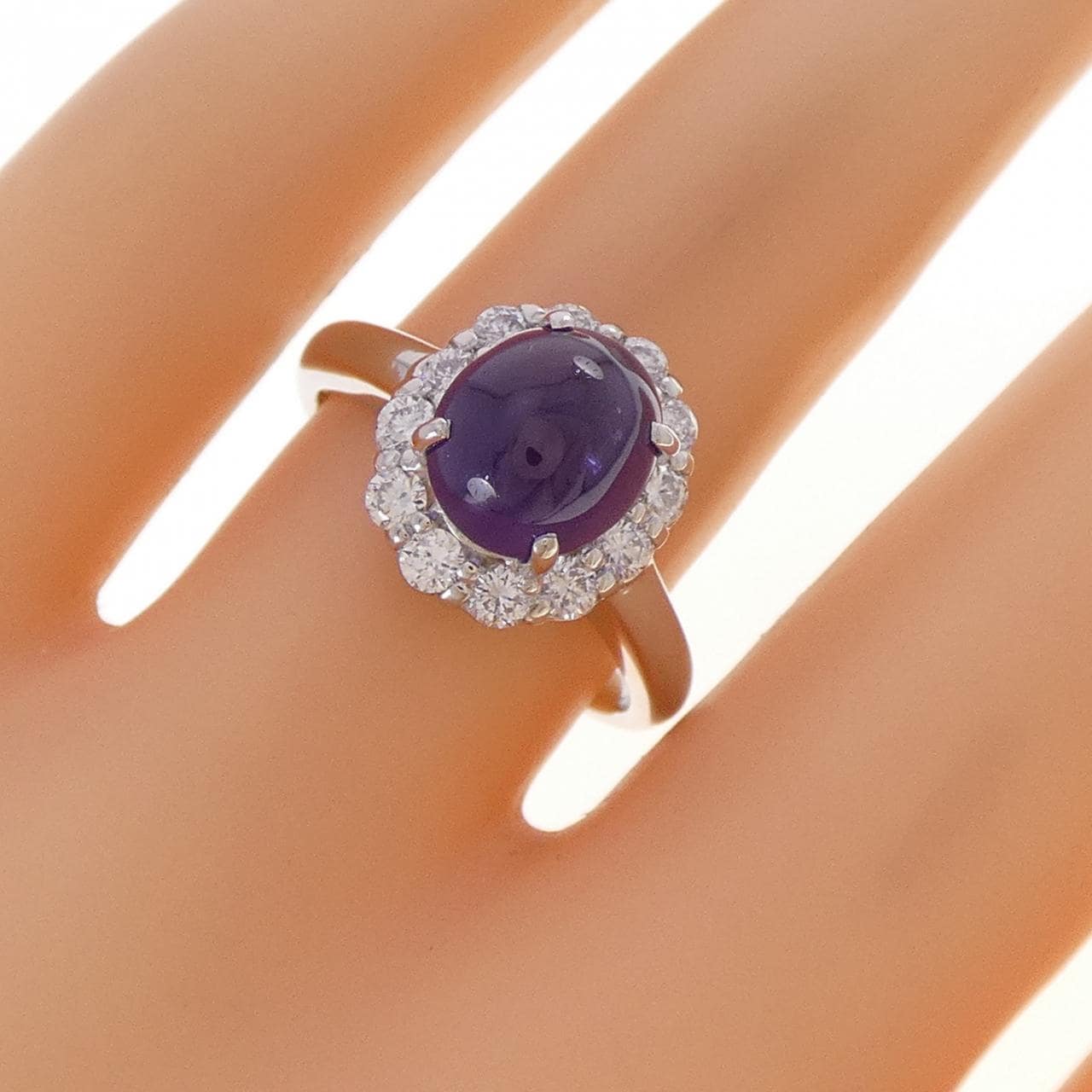 PT900 スターサファイヤ リング 4.74CT