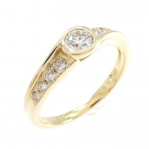 K18YG ダイヤモンド リング 0.20CT
