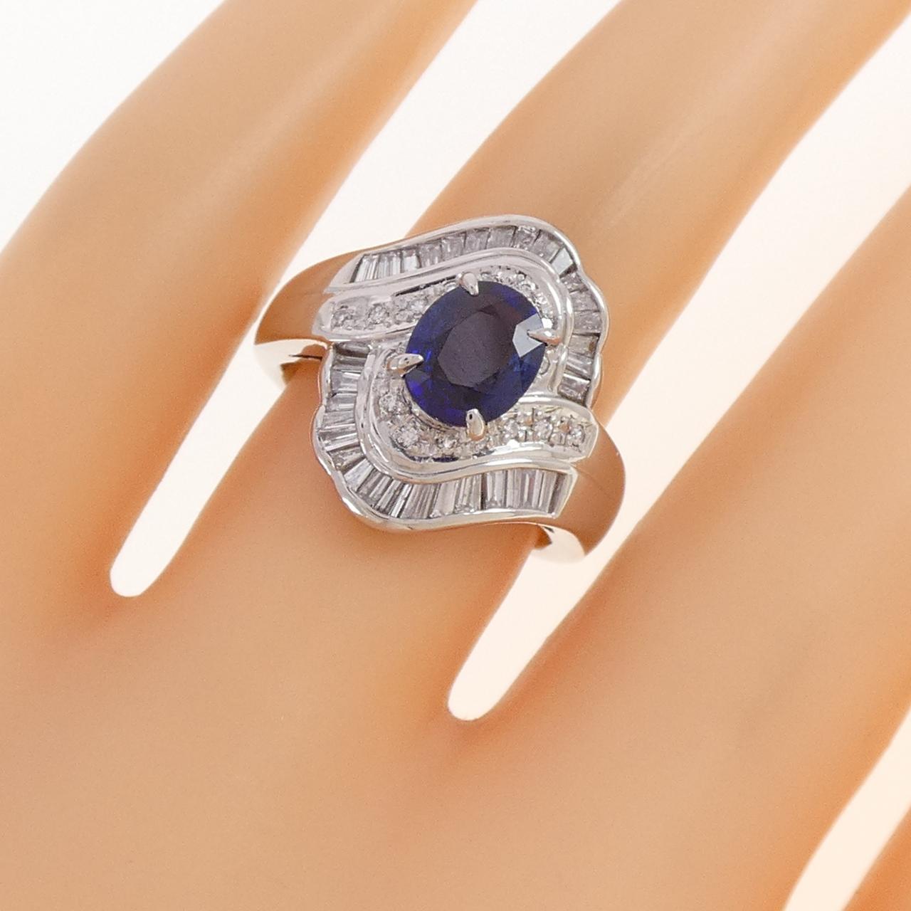 PT900 サファイヤ リング 1.16CT