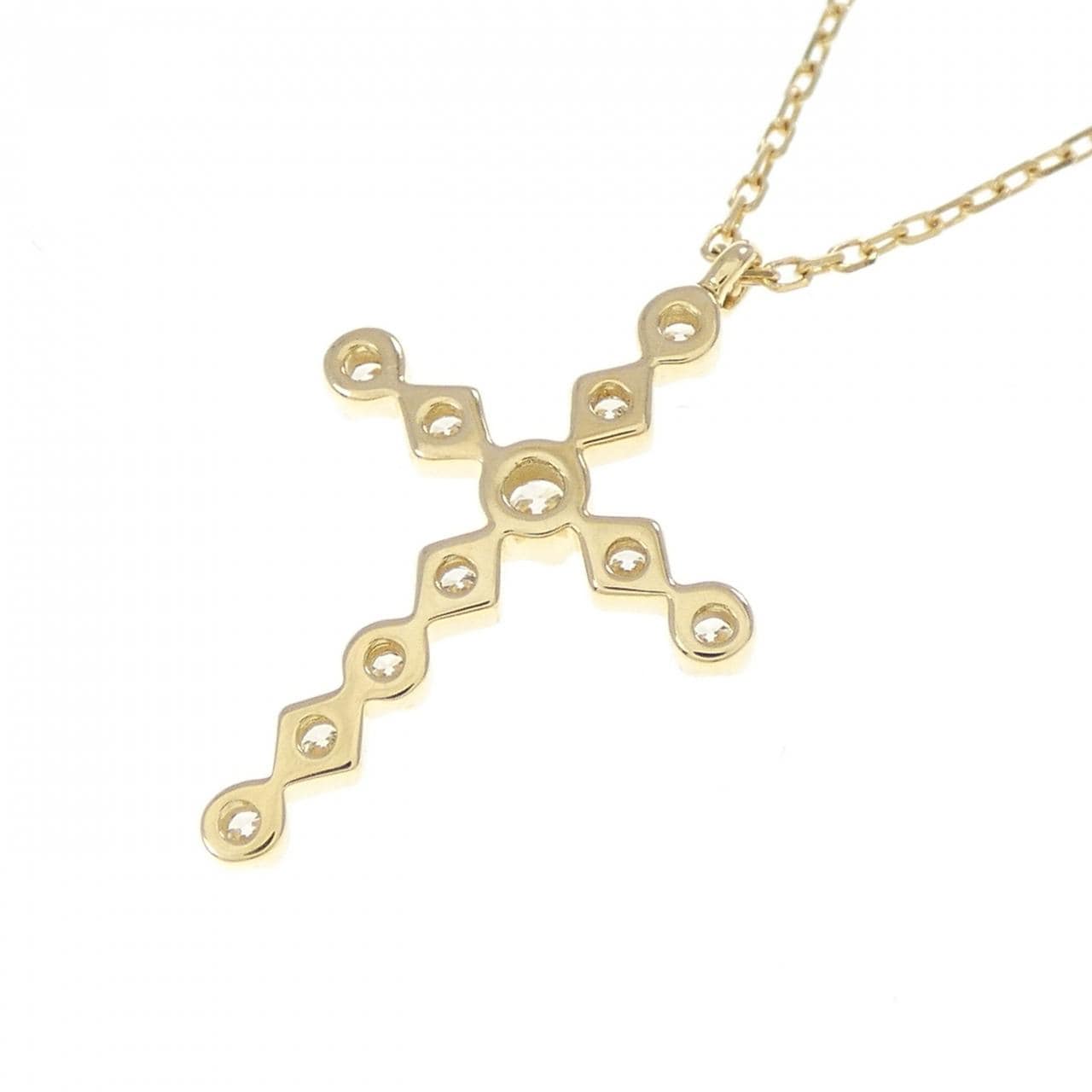 アーカー ビリーブクロス ネックレス 0.09CT