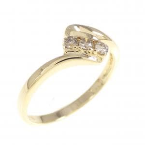 K18YG ダイヤモンド リング 0.10CT