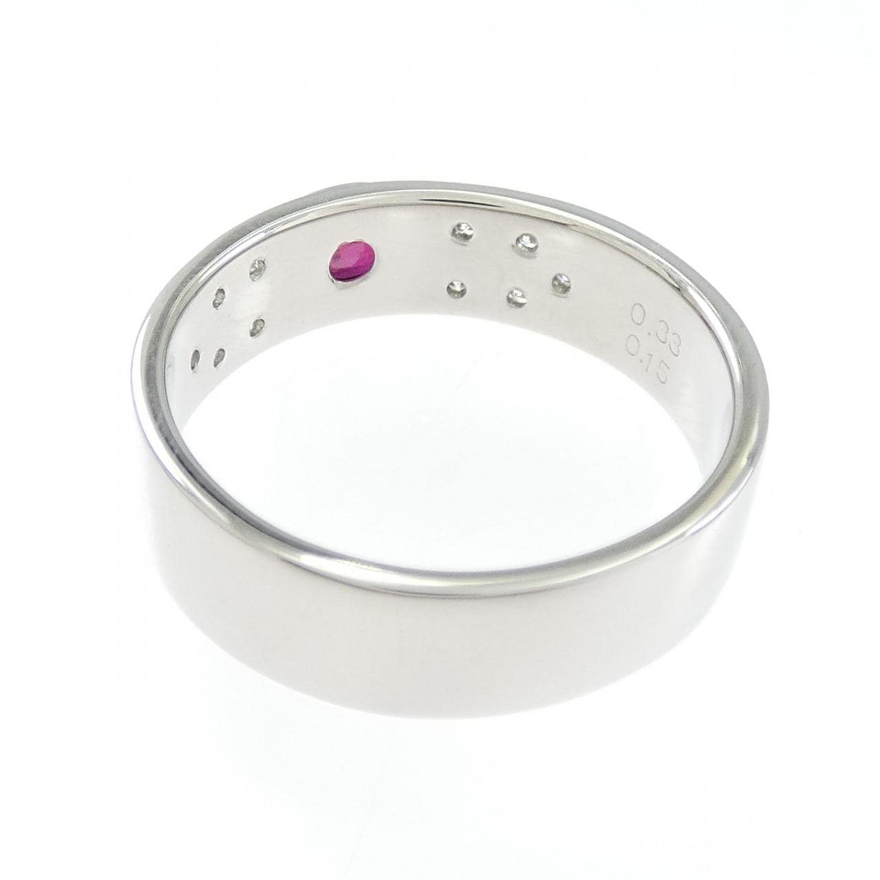 PT900红宝石戒指0.33CT