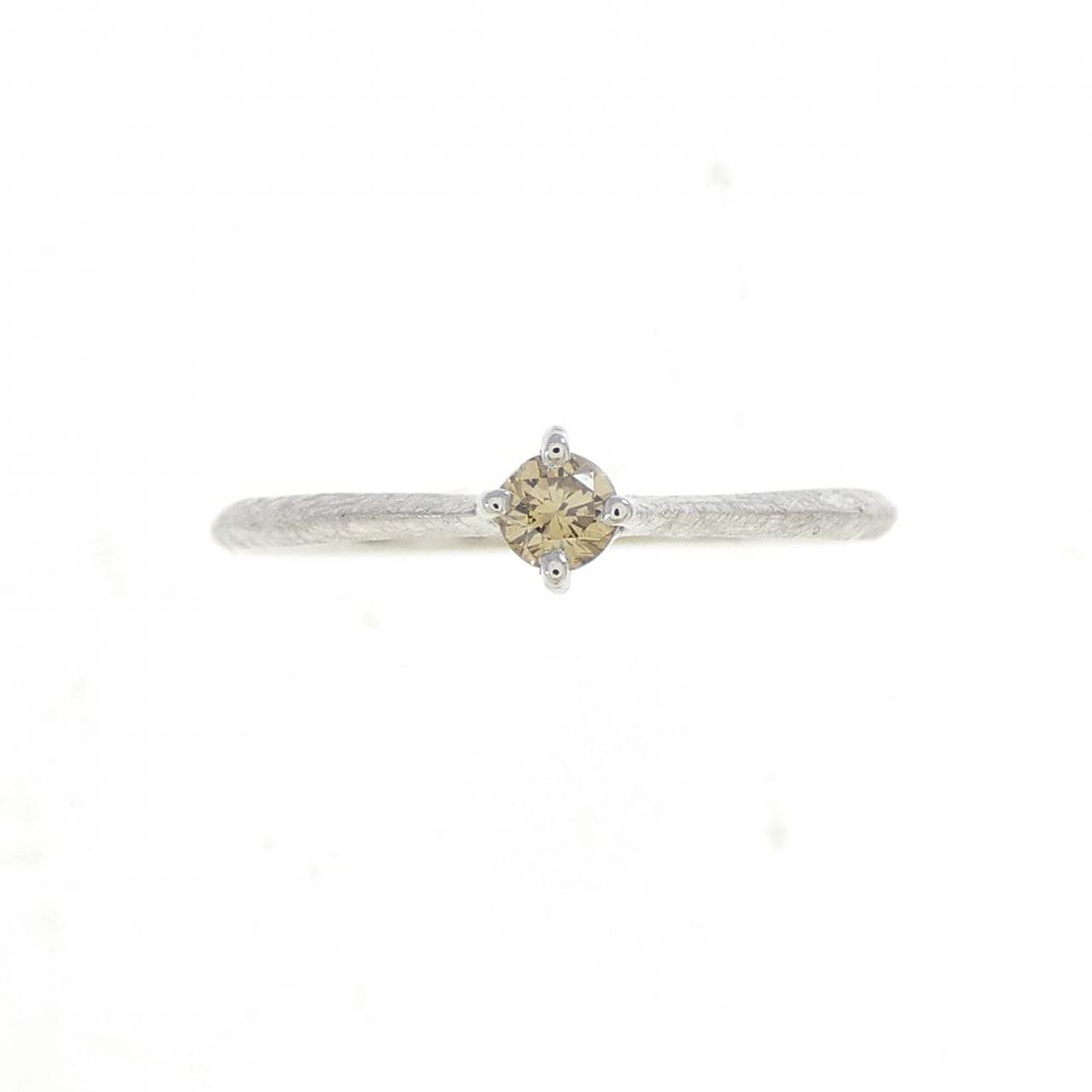 K18WG ダイヤモンド リング 0.07CT