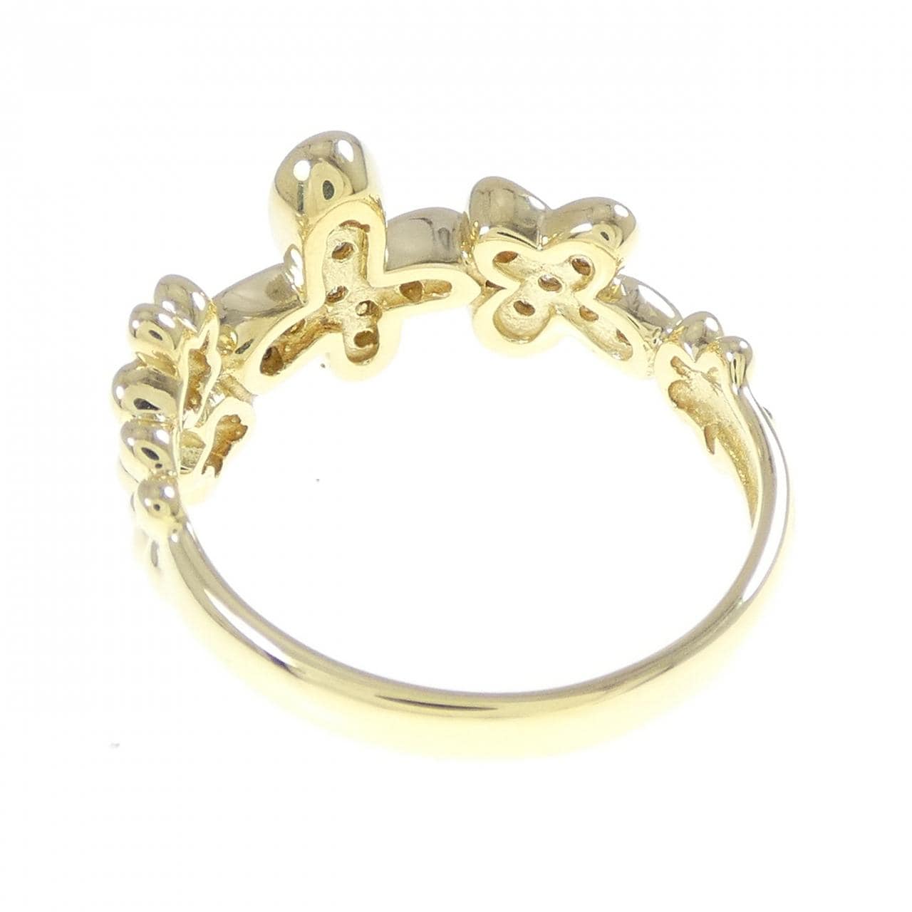 K18YG ダイヤモンド リング 0.20CT