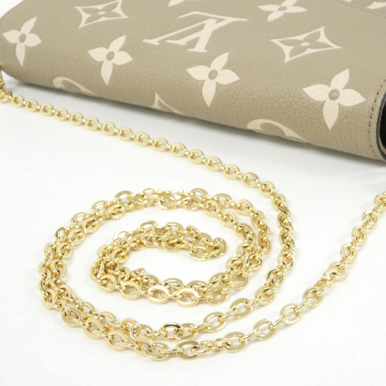 ルイヴィトン バイカラー モノグラム アンプラント ポシェット フェリシー M82610 ショルダーバッグ