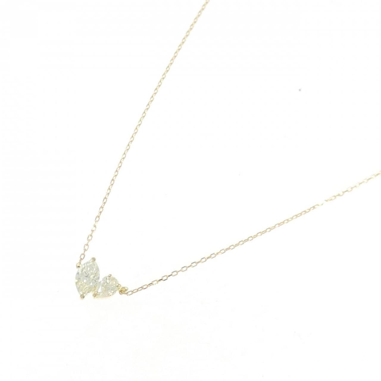 【新品】K18YG ダイヤモンド ネックレス 0.30CT