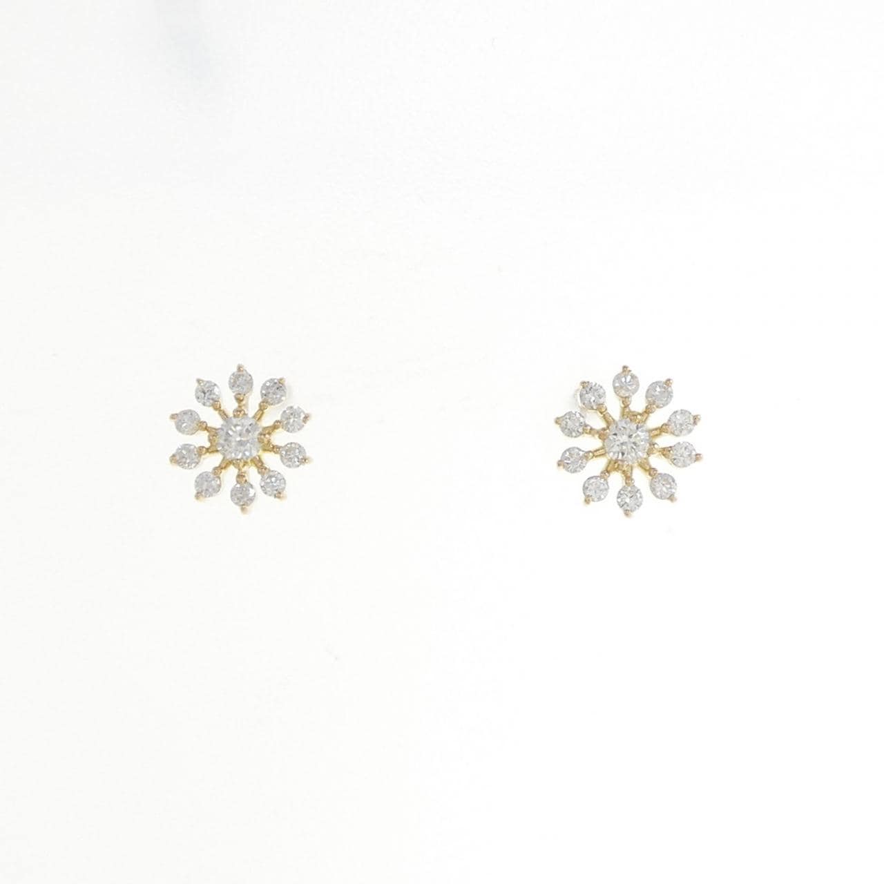 [再加工款] K18YG鑽石耳環0.30CT