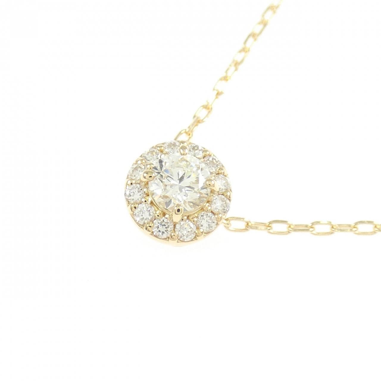 K18YG ダイヤモンド ネックレス 0.200CT