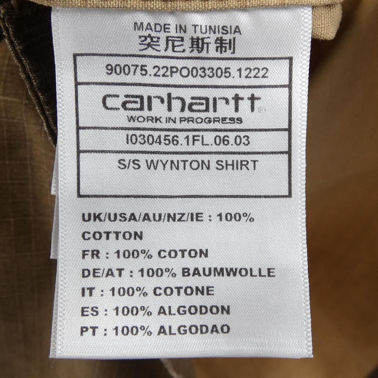 カーハート CARHARTT S／Sシャツ