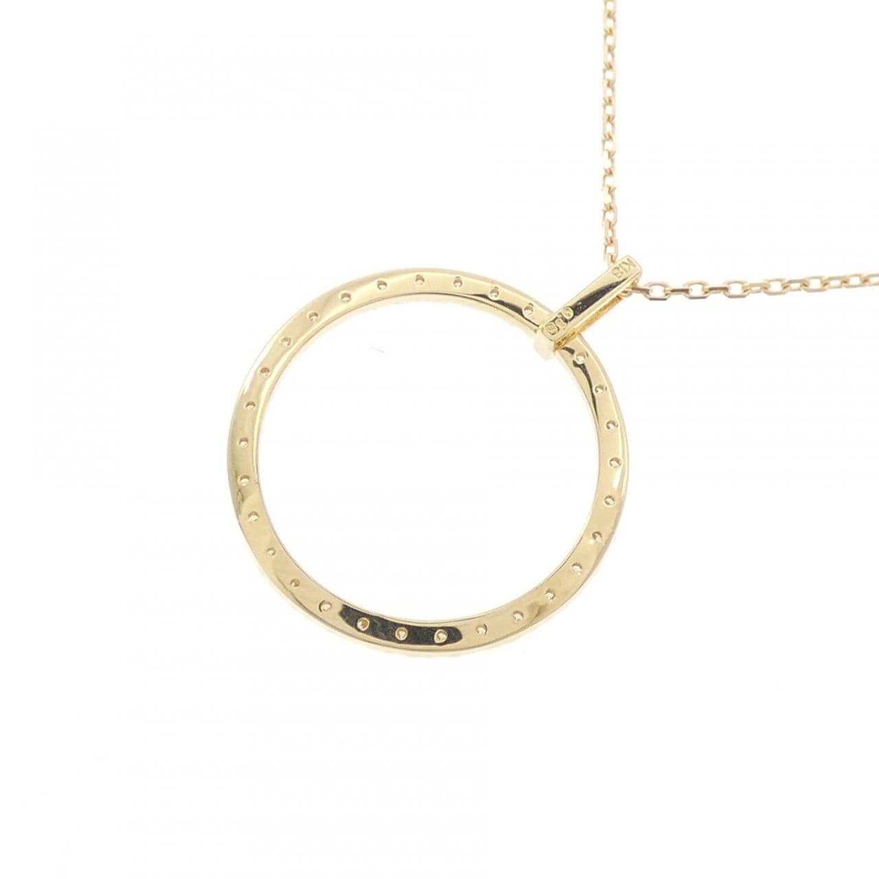 K18YG ダイヤモンド ネックレス 0.15CT