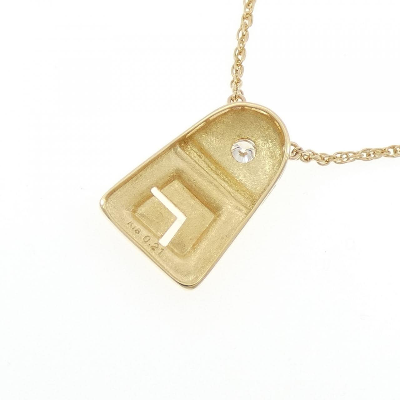 K18YG ダイヤモンド ネックレス 0.21CT