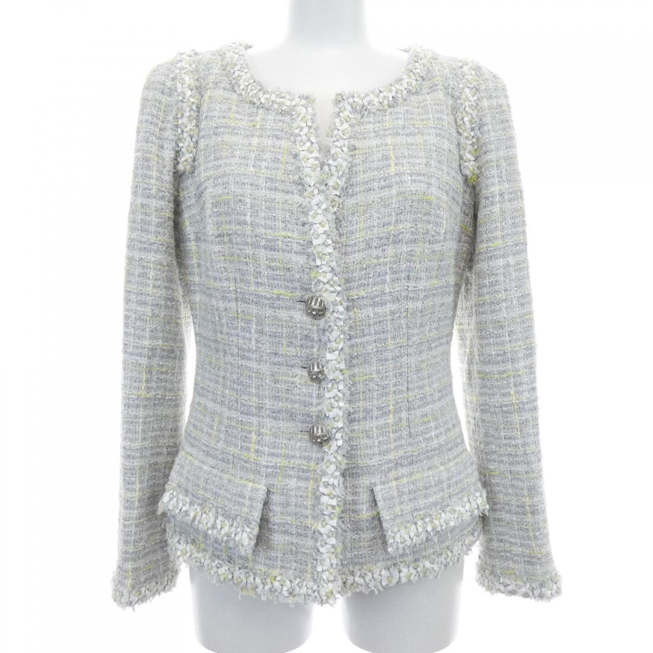 シャネル CHANEL P35582V25562 09P ノーカラージャケット