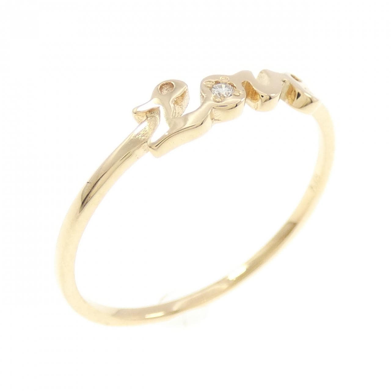 K18YG ダイヤモンド リング