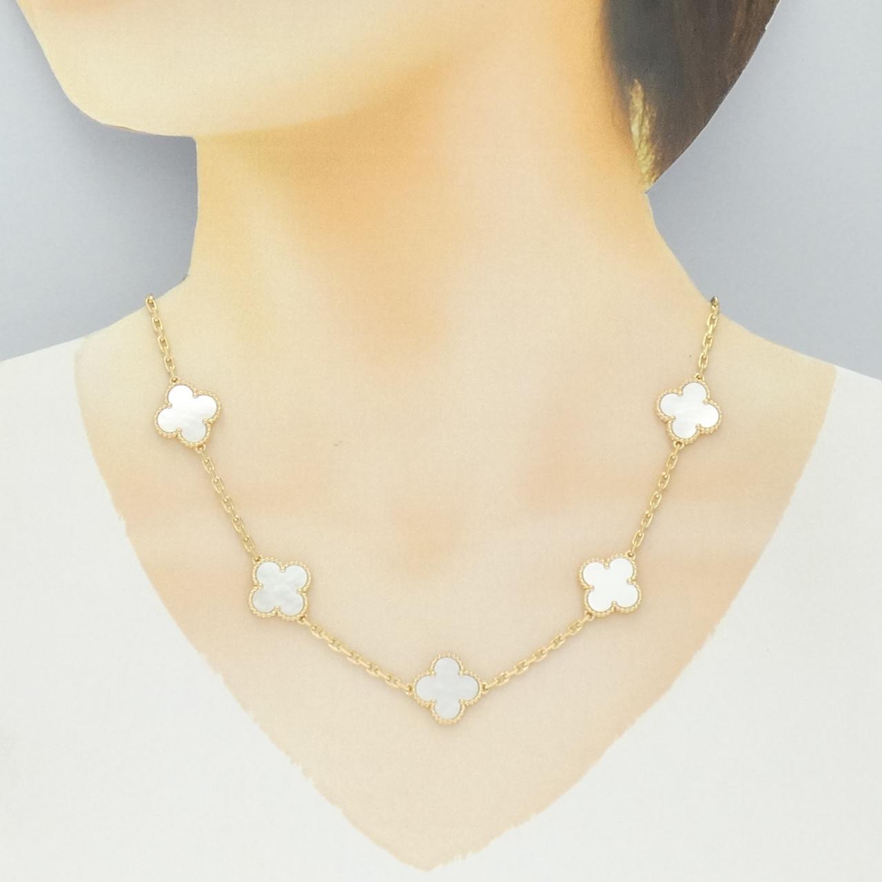 ヴァンクリーフ&アーペル ヴィンテージアルハンブラ 10モチーフ ネックレス