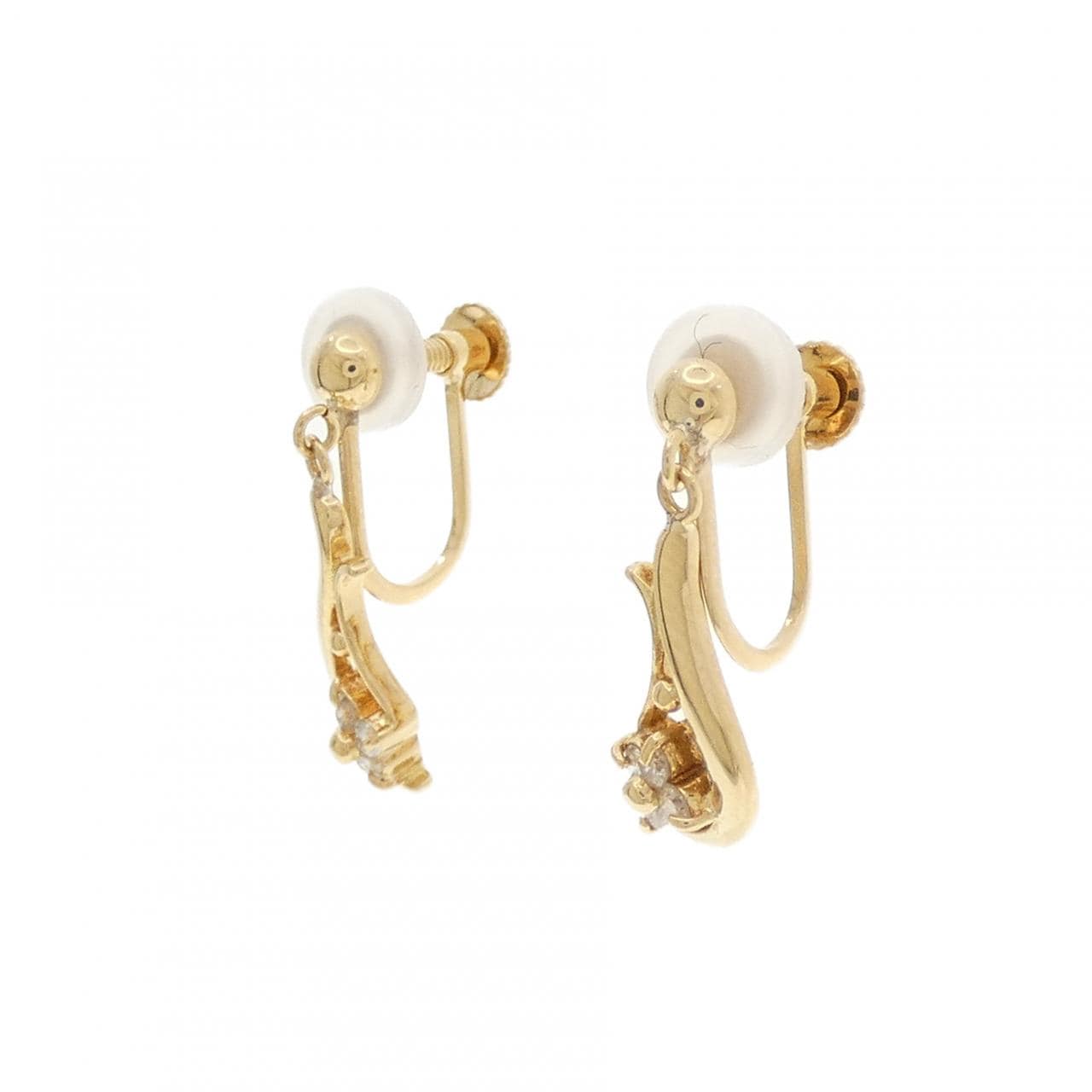 K18YG ダイヤモンド イヤリング