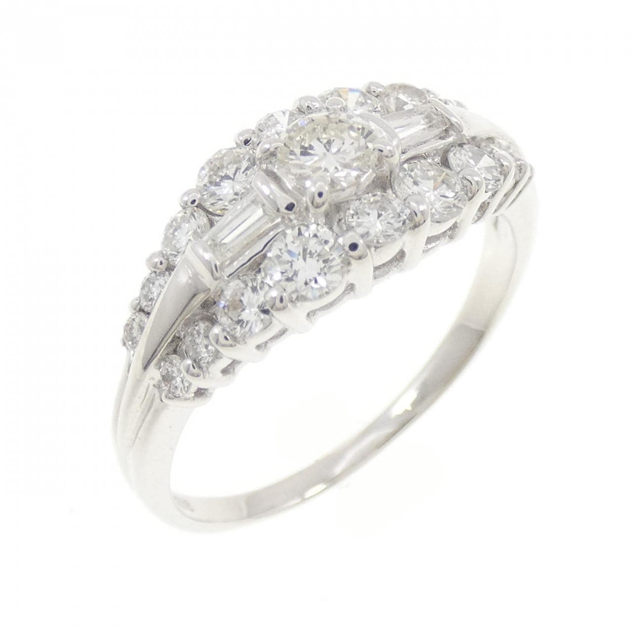 K18WG ダイヤモンド リング 1.00CT