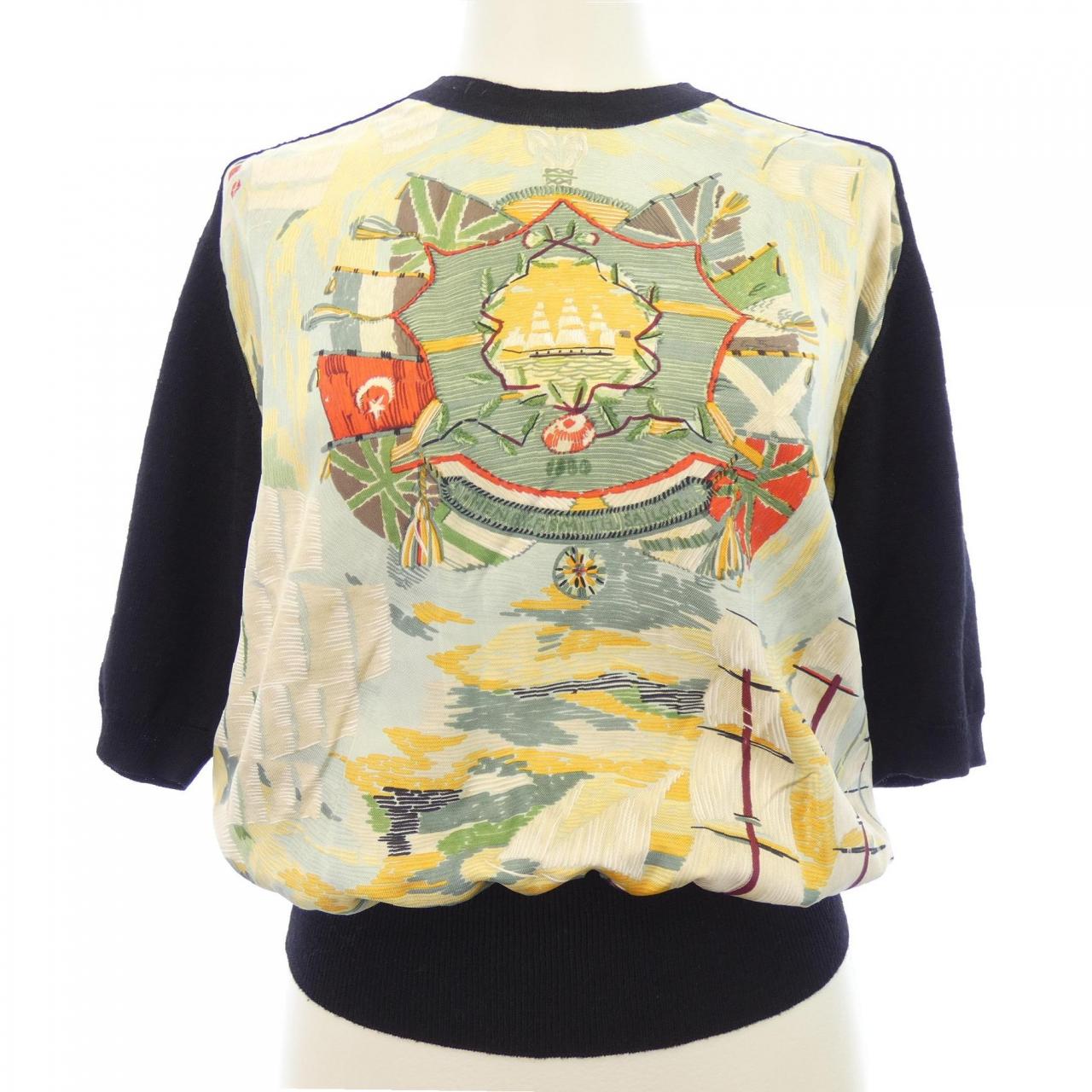 【ヴィンテージ】エルメス HERMES HENRY F SMITH SAILOR ツイルレーヌ. ニット