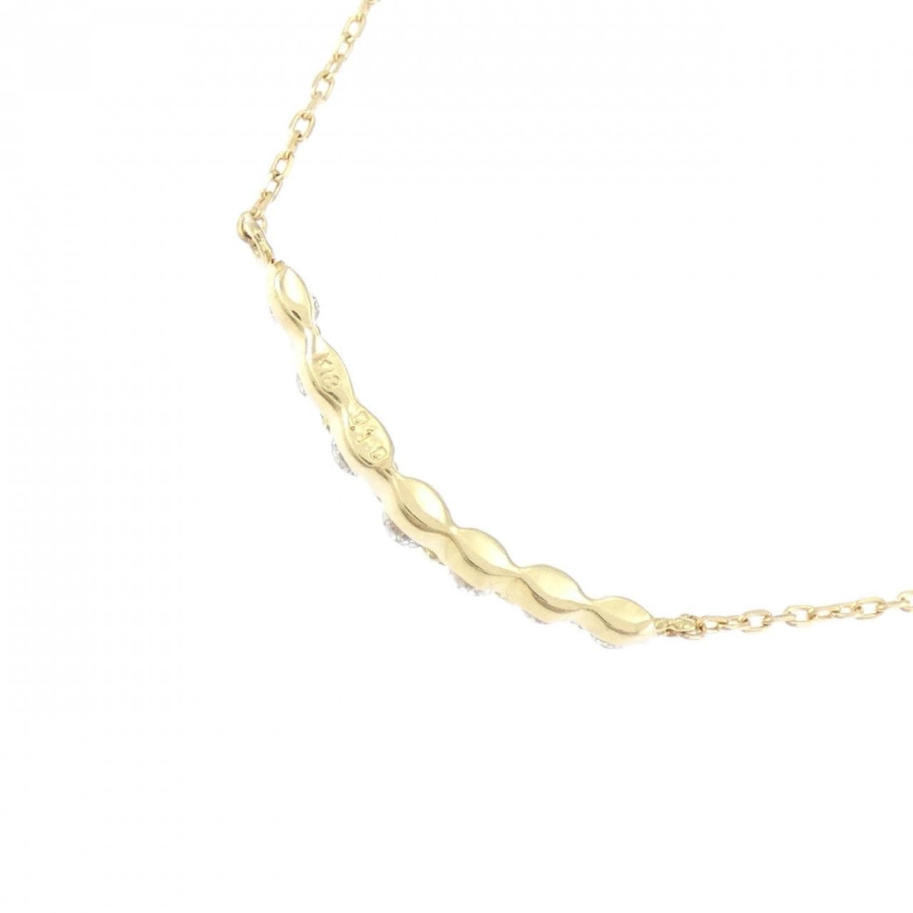 K18YG ダイヤモンド ネックレス 0.10CT
