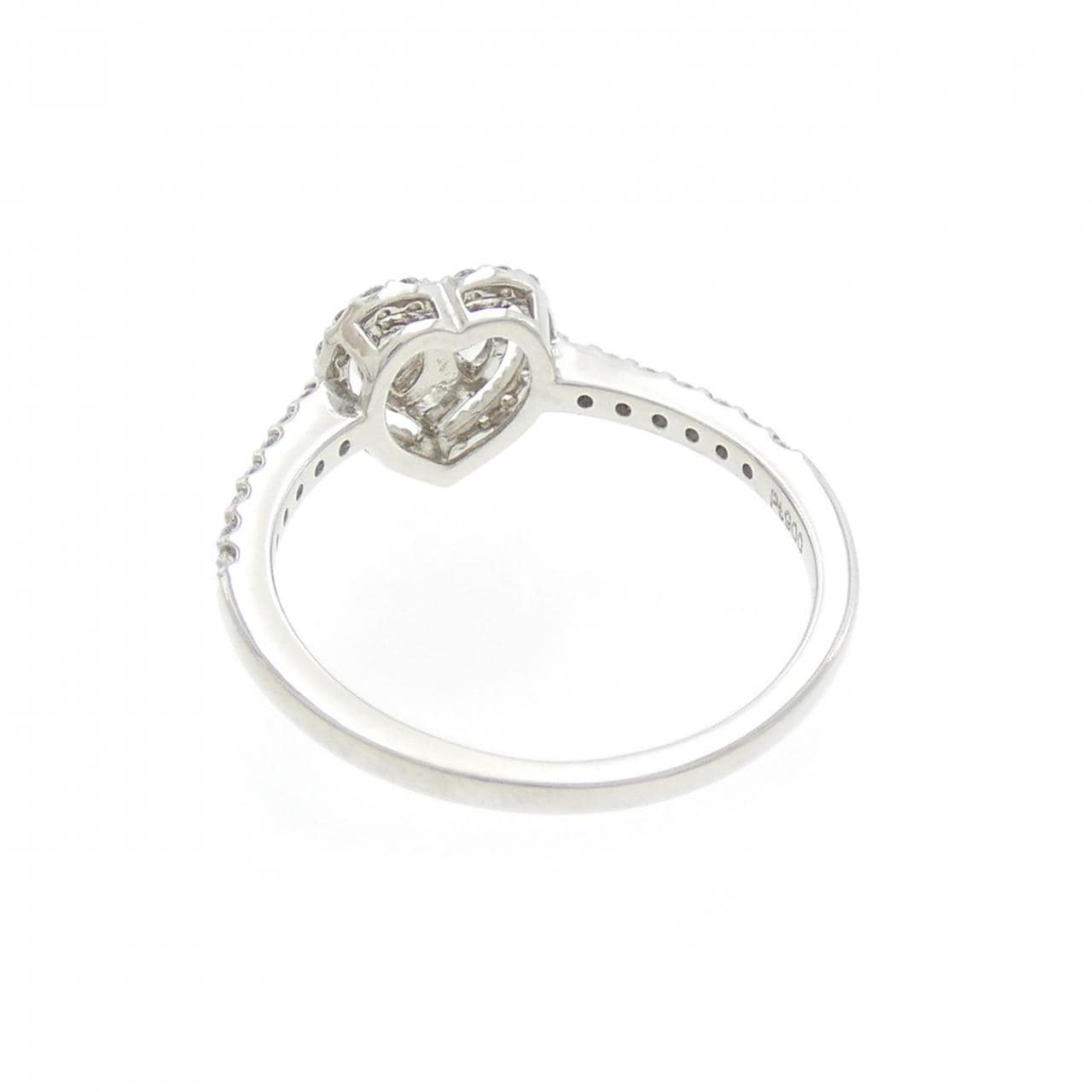【新品】PT ハート ダイヤモンド リング 0.50CT