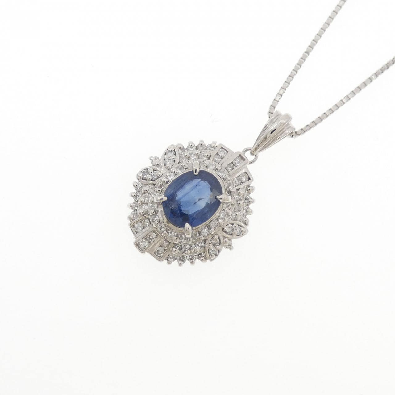 PT900/PT850 サファイヤ ネックレス 1.28CT