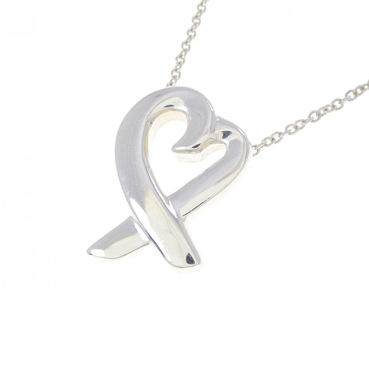 ティファニー ラビングハート スモール ネックレス