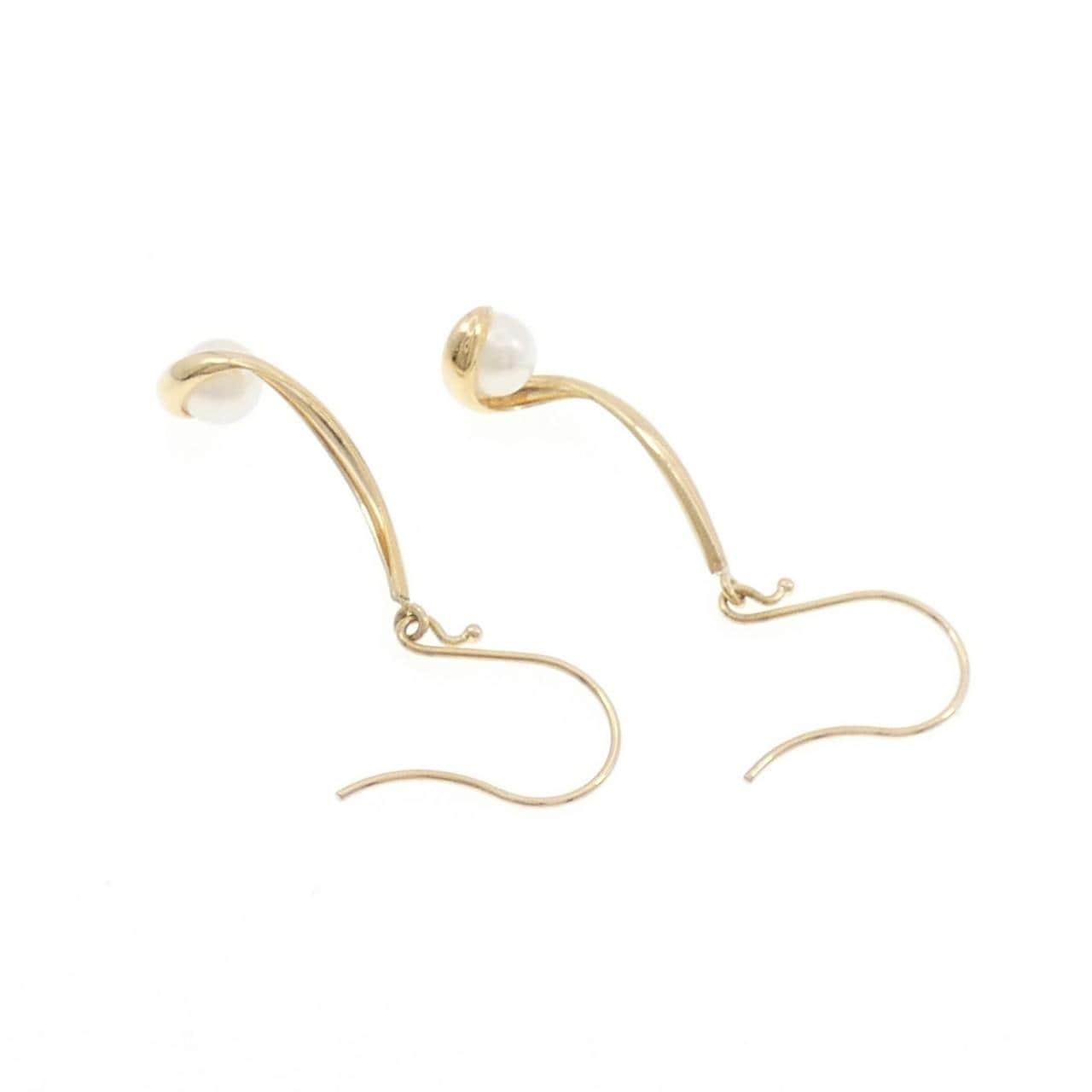 K18YG アコヤパール ピアス 4.6mm