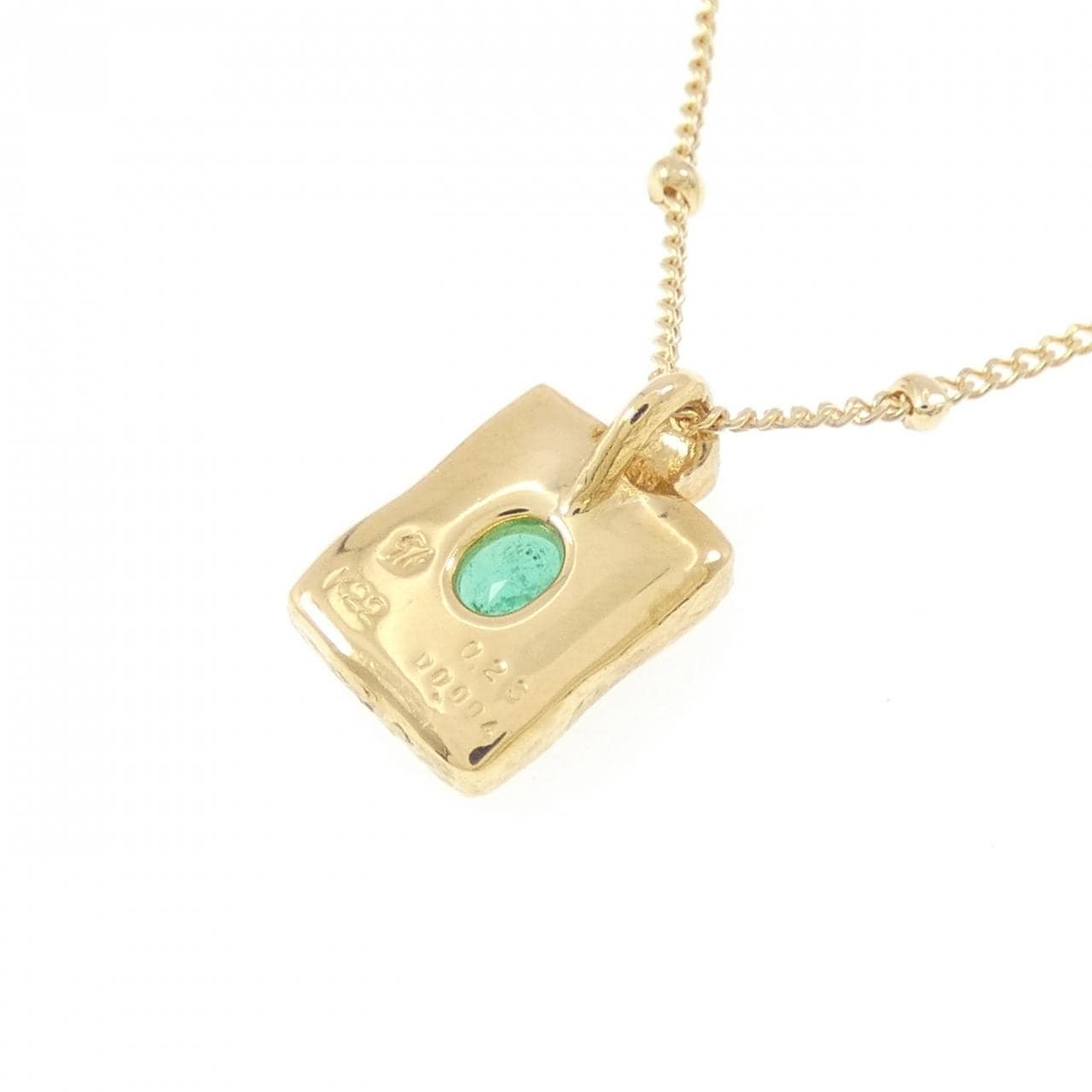 セイレーン　アズーロ エメラルド ネックレス 0.23CT
