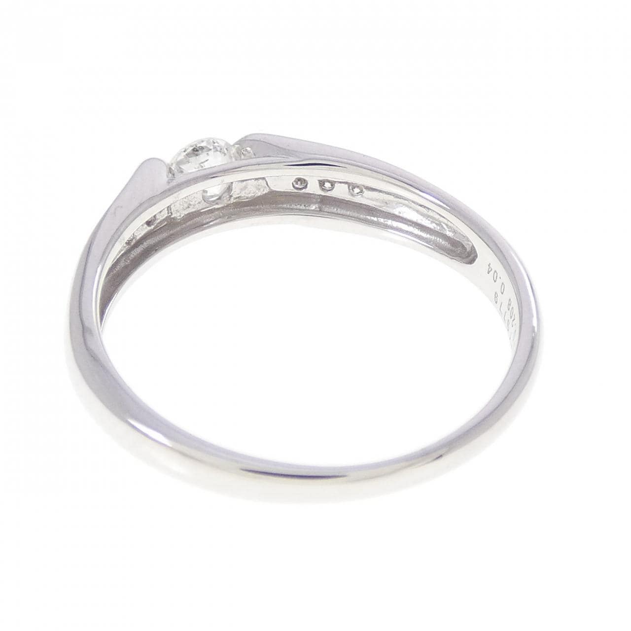 K18WG ダイヤモンド リング 0.208CT