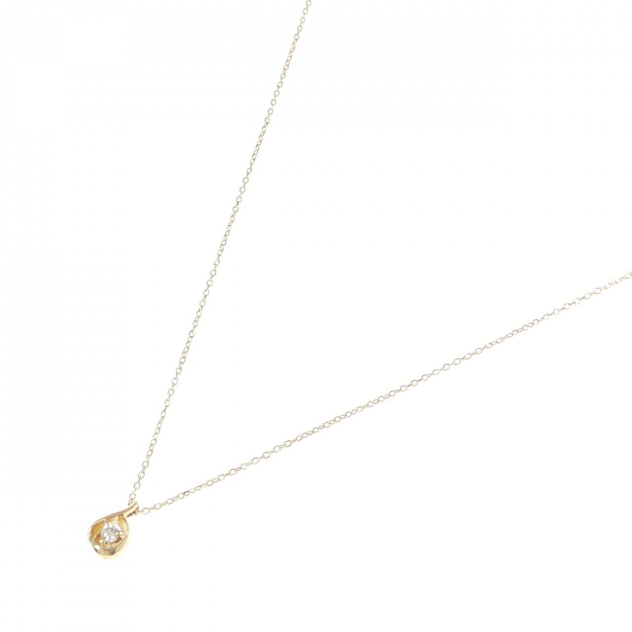 K18YG ダイヤモンド ネックレス 0.02CT