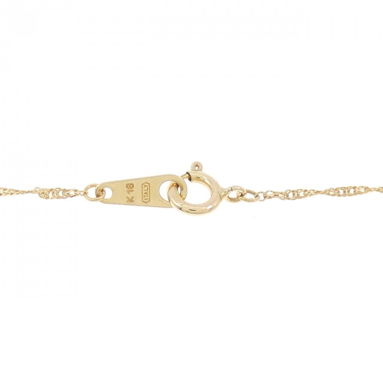 K18YG ダイヤモンド ネックレス 0.04CT