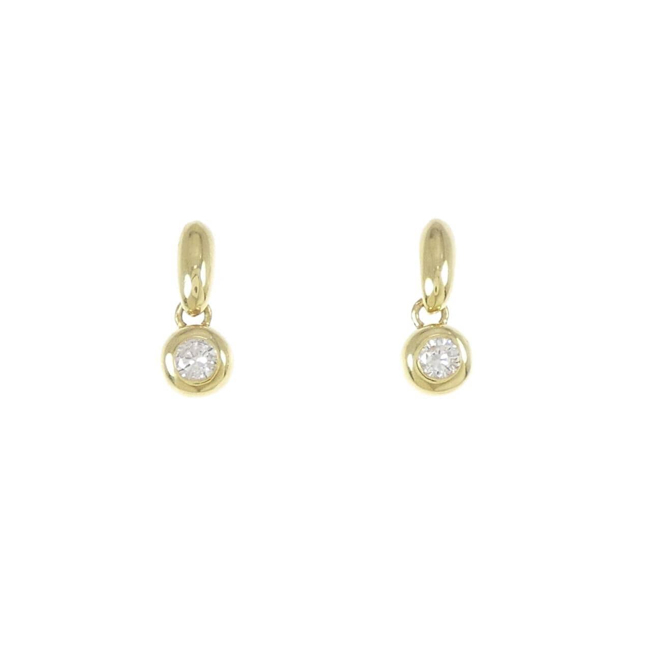 K18YG Diamond earrings 0.20CT
