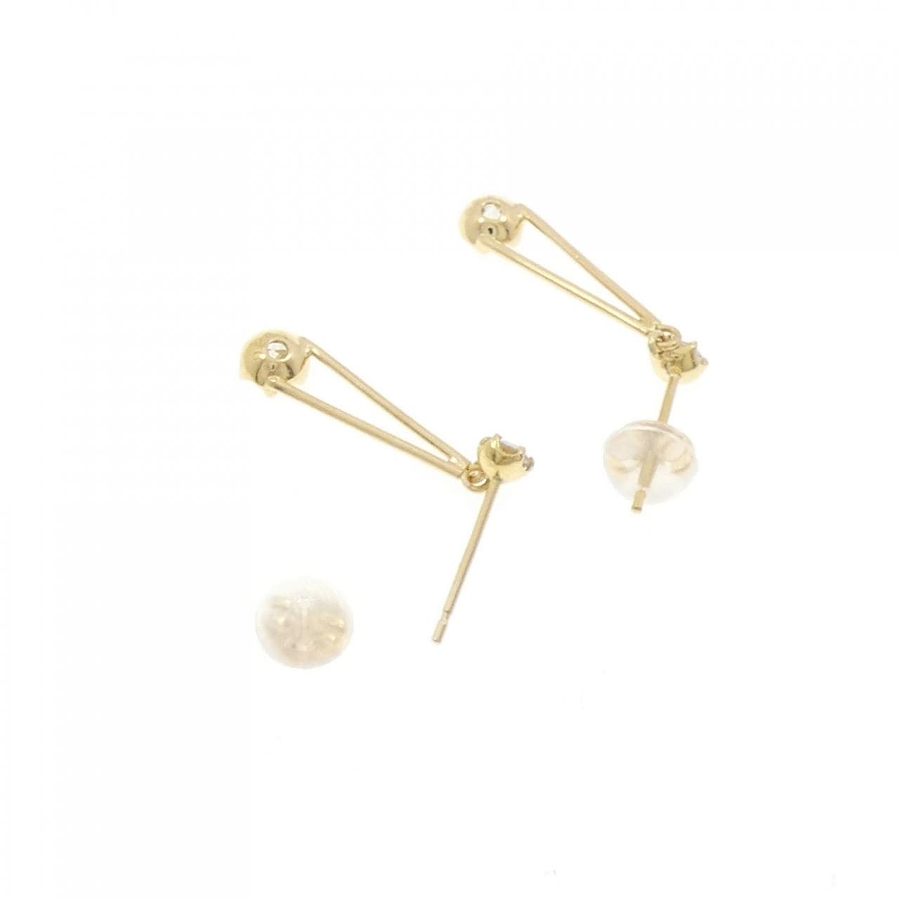 K18YG ダイヤモンド ピアス 0.50CT