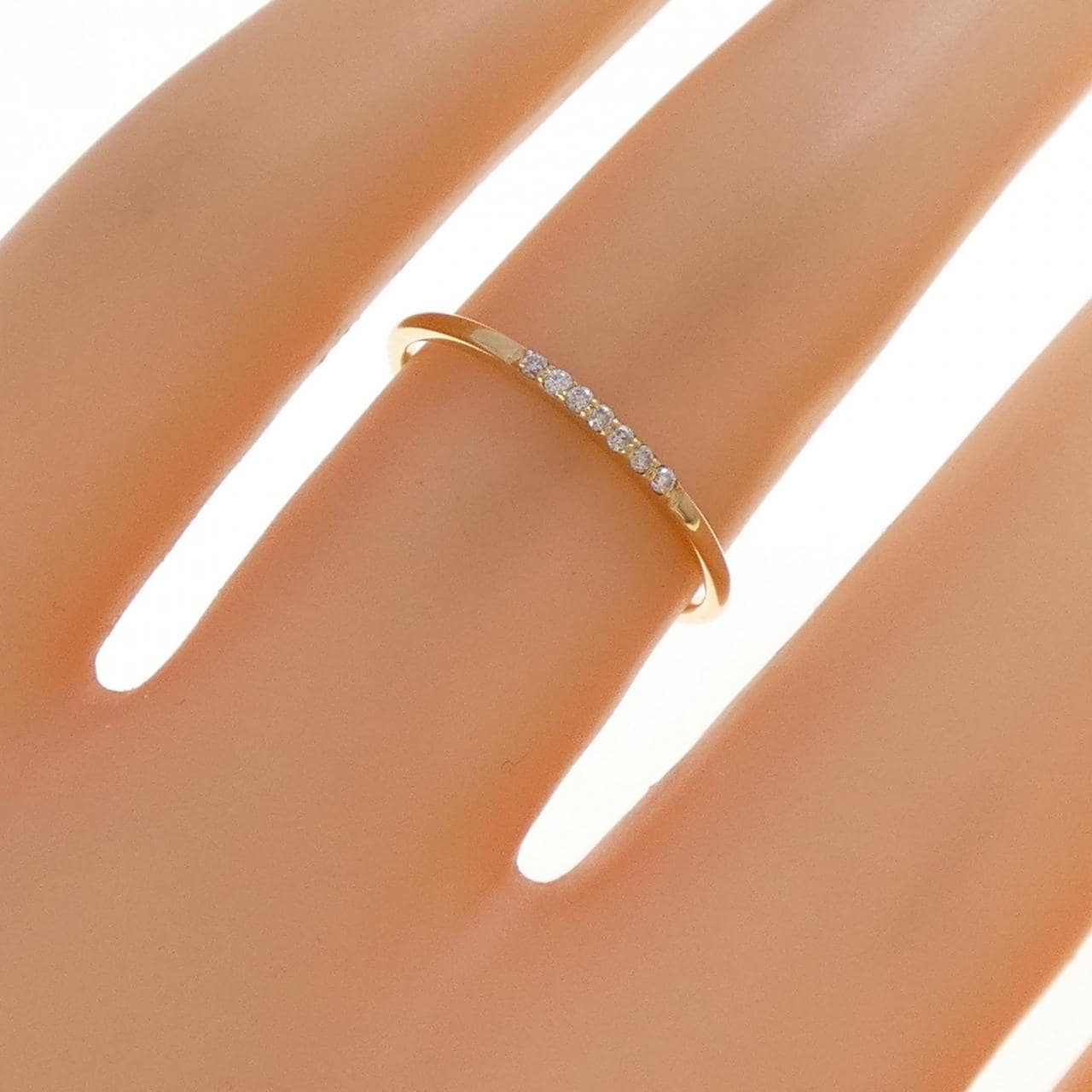 K18YG ダイヤモンド リング 0.035CT
