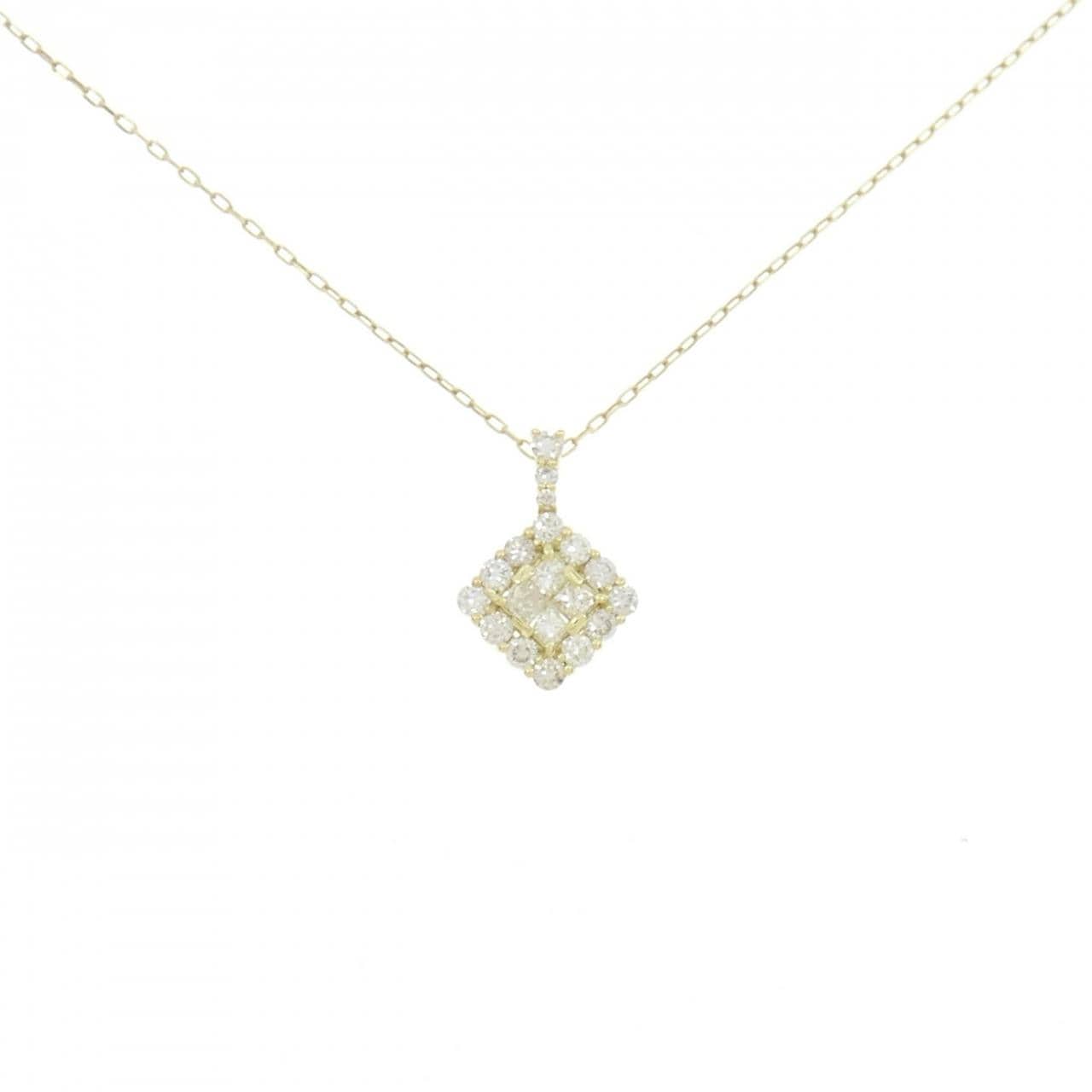【新品】K18YG ダイヤモンド ネックレス 0.33CT