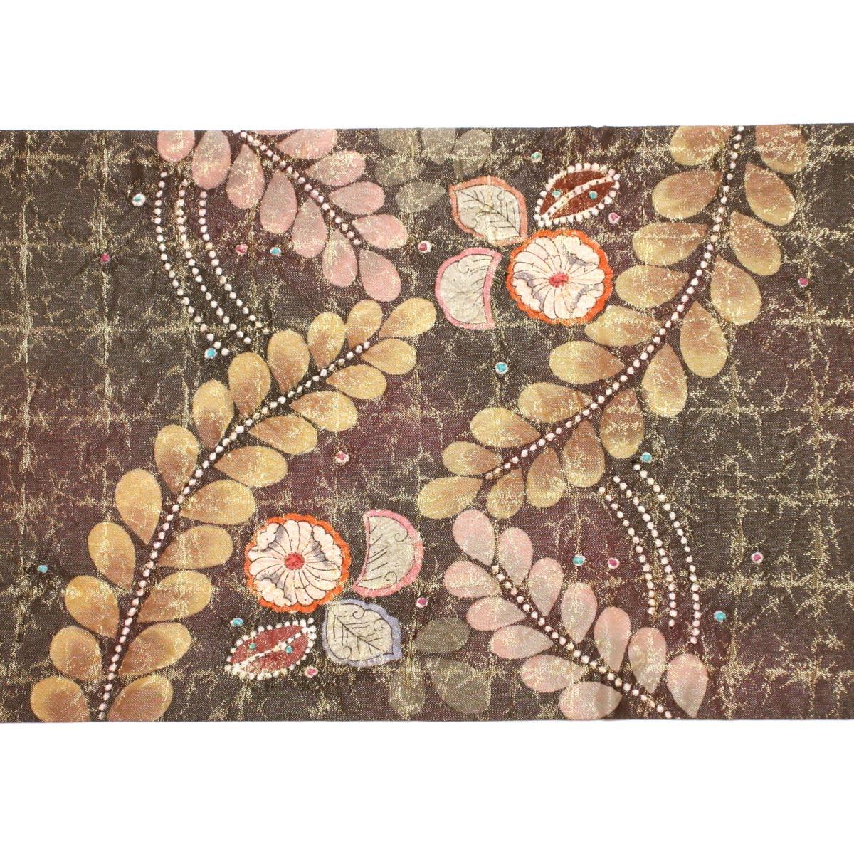 [未使用品] 袋式染色腰带，友禅饰和扎染