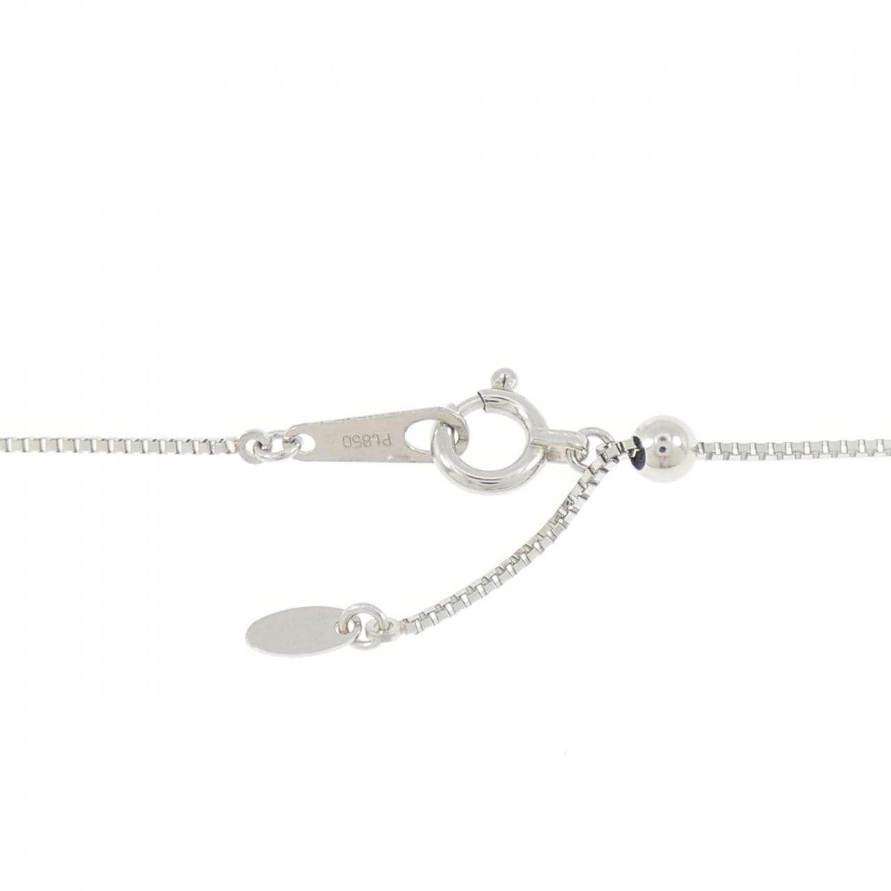 PT900/PT850 ルビー ネックレス 1.01CT