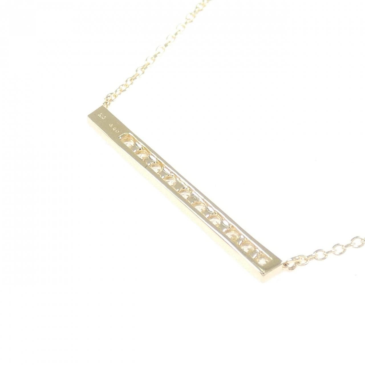【リメイク】K10YG ダイヤモンド ネックレス 0.30CT