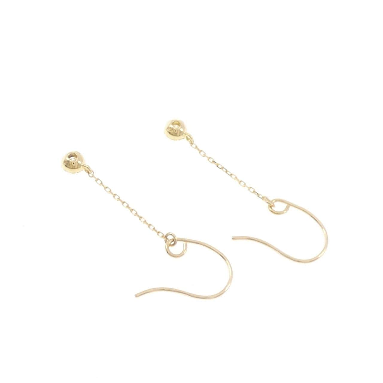 エテ ダイヤモンド ピアス 0.12CT