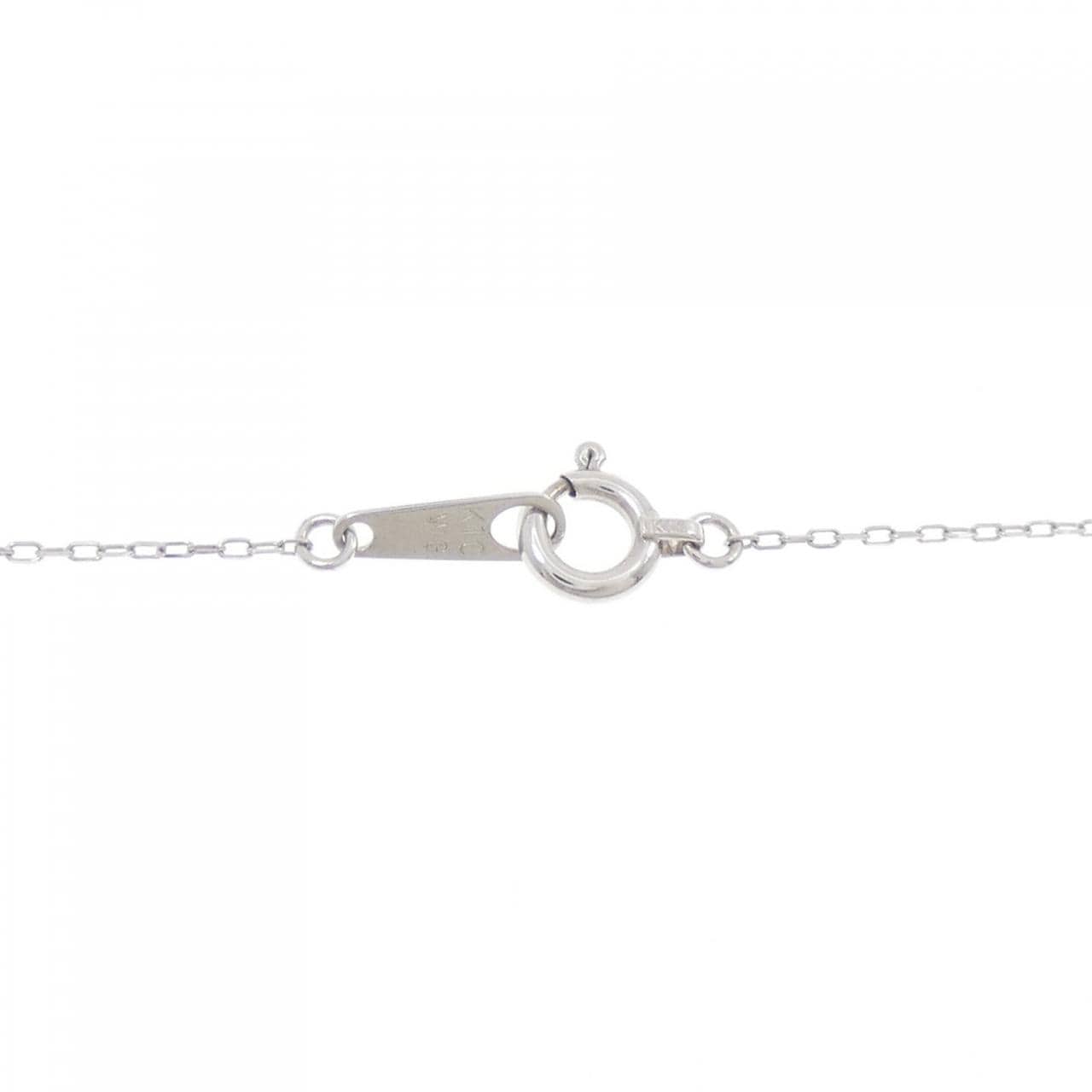 K10WG クロス ダイヤモンド ネックレス