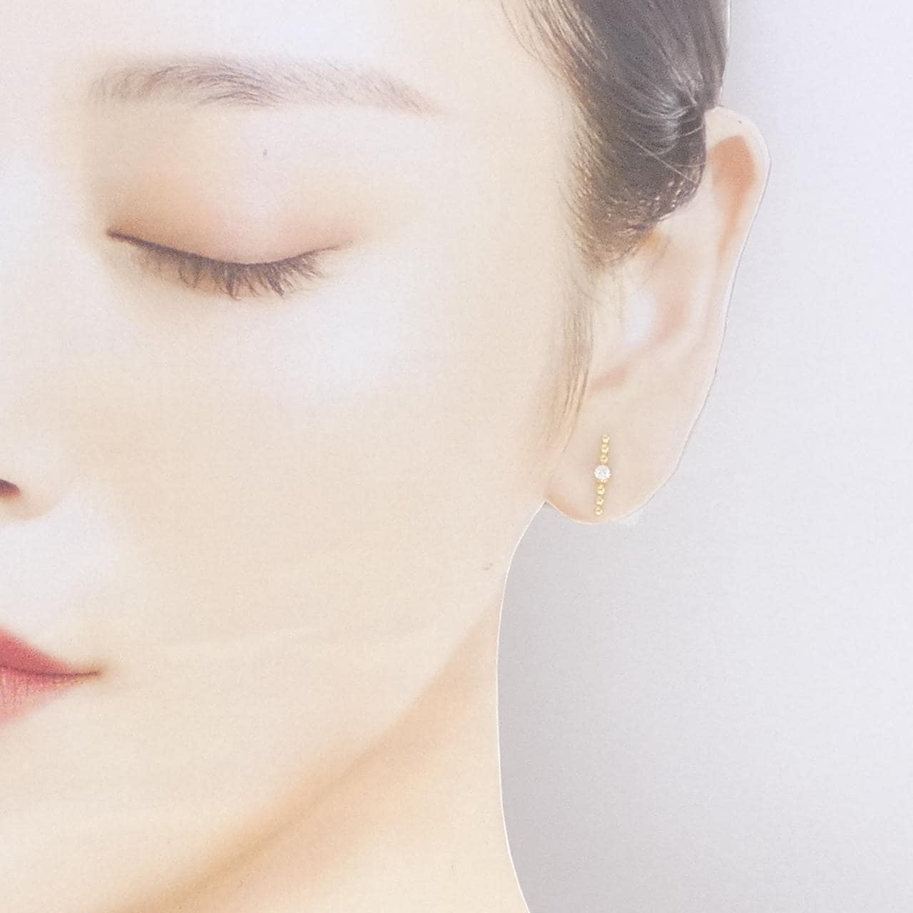 アーカー フィラモンライン ピアス 0.08CT