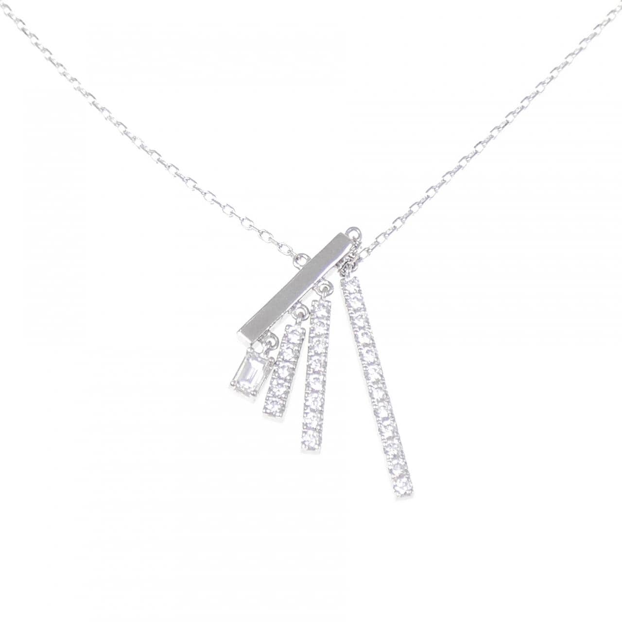 アーカー シャンデリアバゲット ネックレス 0.15CT