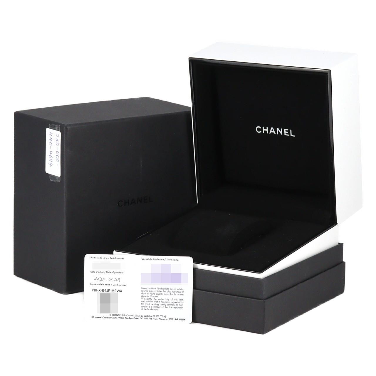 シャネル J12 33mmセラミック･12P H1628 セラミック クォーツ