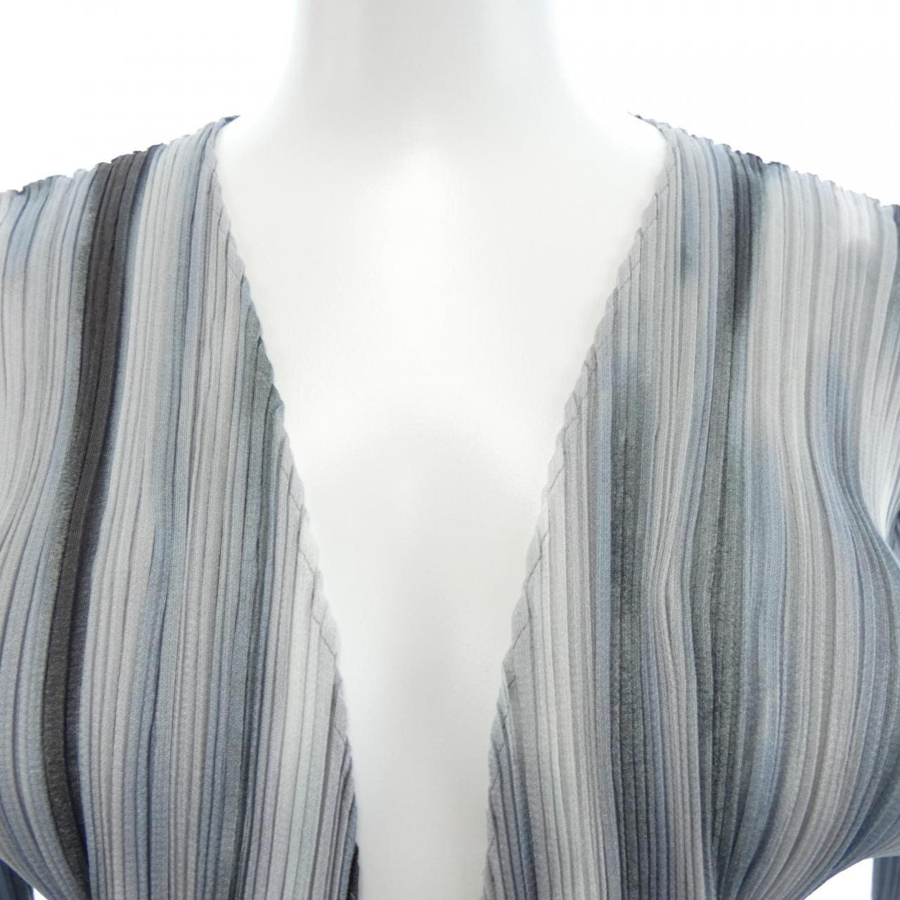 【ヴィンテージ】プリーツプリーズ PLEATS PLEASE 2005 ストライプ PP51-JO644 7560045 カーディガン