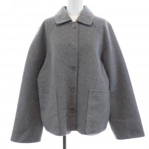 エルメス HERMES ダブルフェイス クルードセル ラムスキンボタン 4H0102DA ジャケット