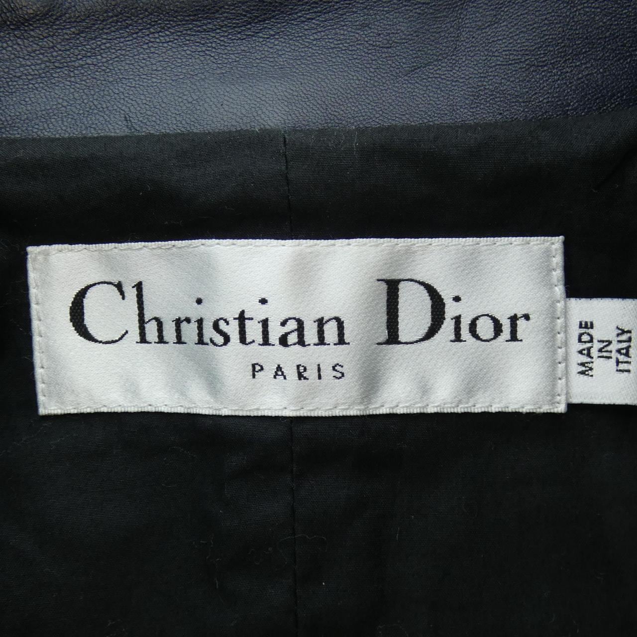 クリスチャンディオール CHRISTIAN DIOR レザーライダースジャケット