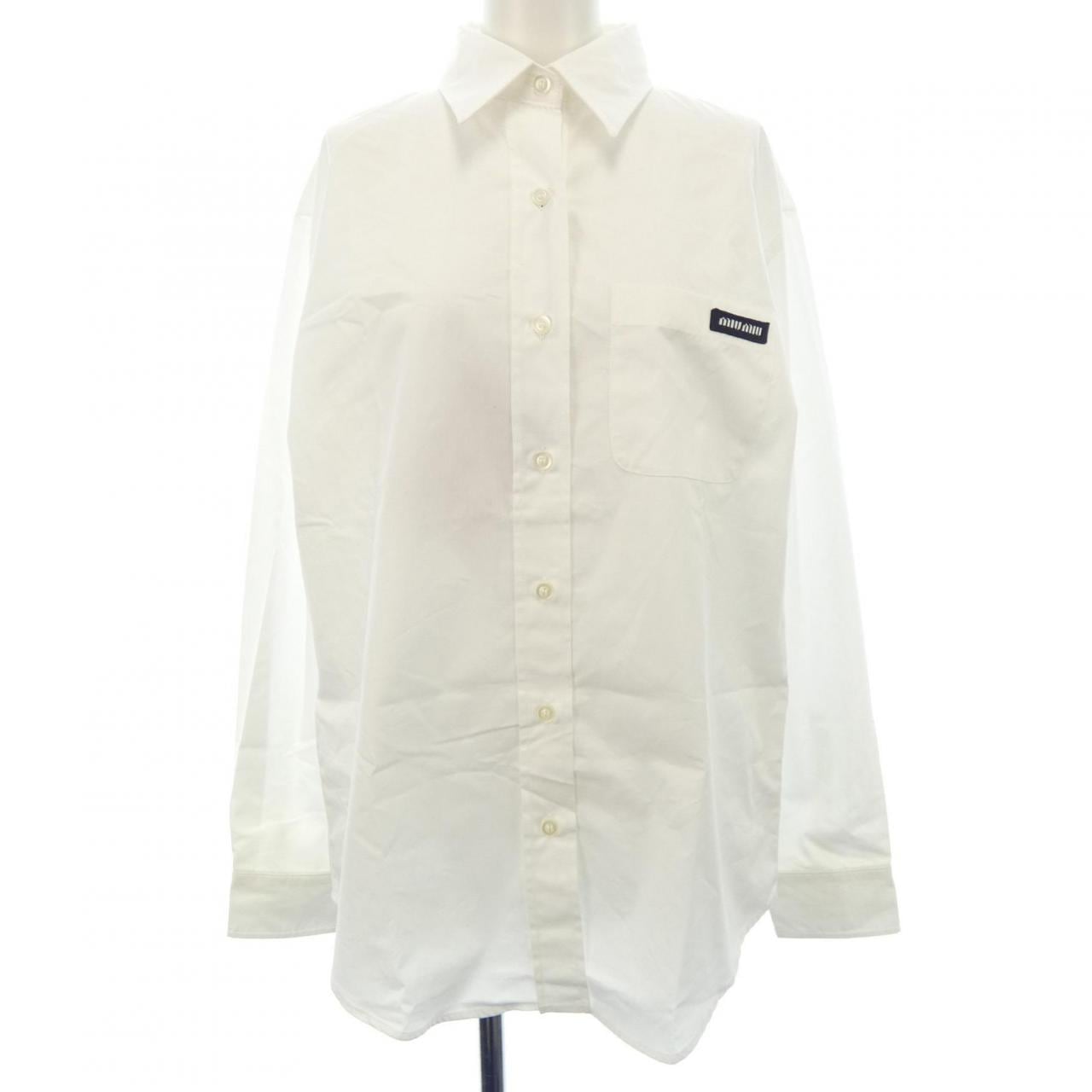 ミュウミュウ MIU MIU MIU MIU ロゴ DNA067 SOOO 10RG シャツ