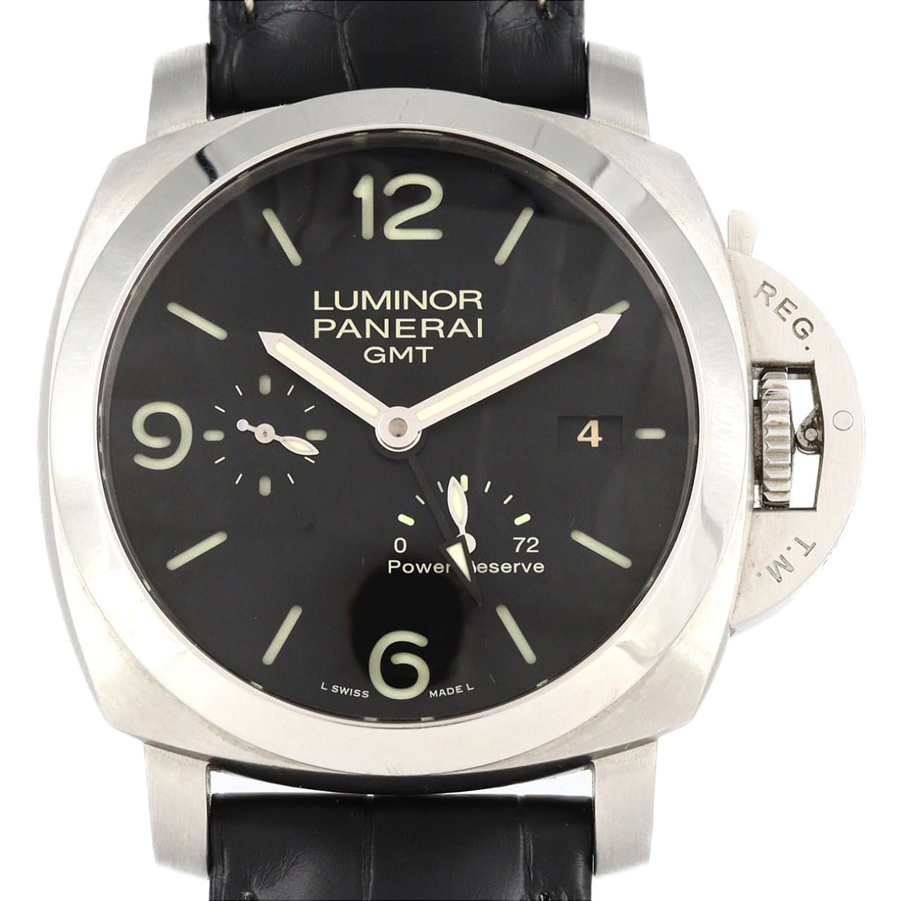 [No Maintenance Required] PANERAI Luminor 1950 3-Day GMT Power Reserve PAM00321 Stainless Steel Automatic